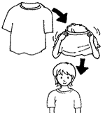 pulover (baju yang dipakai lewat kepala)