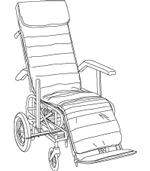 kursi roda reclining